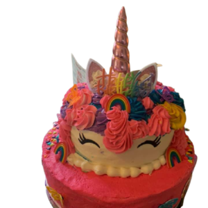 2-Tier Unicorn Cake